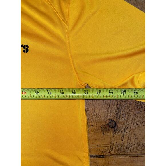 NWT Mens Nike DriFit On Field Apparel Yellow‎ Pittsburgh Steelers Polo Shirt M - Picture 6 of 9